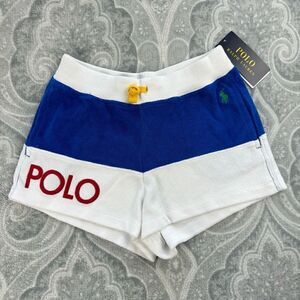 Girls Polo Ralph Lauren Color-Blocked Terry Shorts